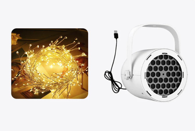 🔥Hot Sale🔥16-Muster-USB-Weihnachtsprojektorleuchte