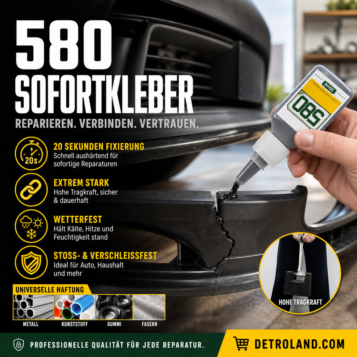 🧴 Mehrzweck-Kleber mit schneller Trocknung – universell einsetzbar, stark haftend & vielseitig – für Papier, Holz, Kunststoff, Glas, Keramik & mehr – ideal für Reparaturen, Basteln & DIY-Projekte – schnell & zuverlässig