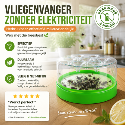 🔥 45 % sparen 🏡 Wiederverwendbare Fliegenfalle ohne Strom