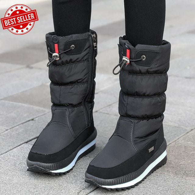 📢📢50% RABATT + FRI FRAKT!!! 🎉✨ Premium-Wasserfeste Winterstiefel mit Kunstfell & rutschfester Sohle für Damen – Wasserdichtes Material, kuscheliges Kunstfell und rutschfeste Sohle – perfekt für einen warmen & sicheren Look im Winter. Jetzt -50%!