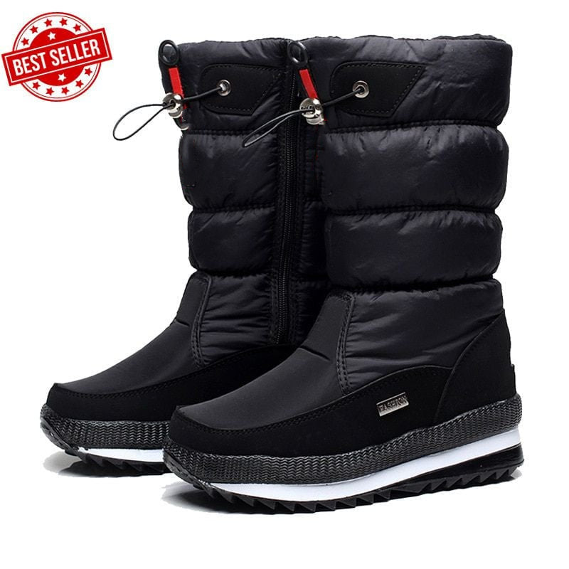 📢📢50% RABATT + FRI FRAKT!!! 🎉✨ Premium-Wasserfeste Winterstiefel mit Kunstfell & rutschfester Sohle für Damen – Wasserdichtes Material, kuscheliges Kunstfell und rutschfeste Sohle – perfekt für einen warmen & sicheren Look im Winter. Jetzt -50%!