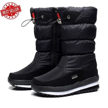 📢📢50% RABATT + FRI FRAKT!!! 🎉✨ Premium-Wasserfeste Winterstiefel mit Kunstfell & rutschfester Sohle für Damen – Wasserdichtes Material, kuscheliges Kunstfell und rutschfeste Sohle – perfekt für einen warmen & sicheren Look im Winter. Jetzt -50%!