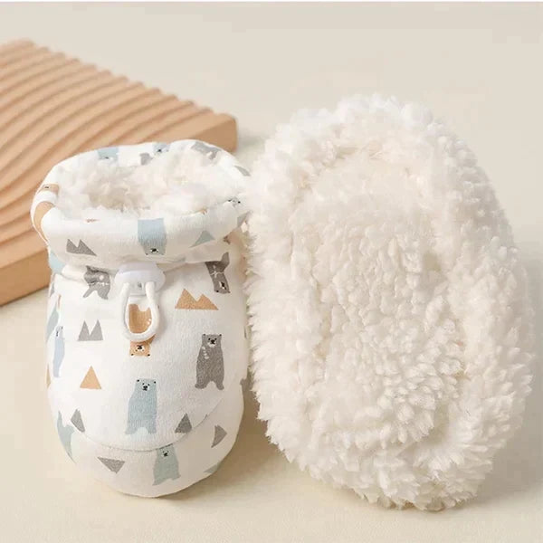 📢📢50% Rabatt!!! 🎉✨ Warme Pelz-Baby-Stiefel – Kuschelig weiches Innenfutter, rutschfeste Sohle und einfacher Anzug – perfekt für die ersten Schritte deines Schatzes. Jetzt -50%!