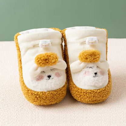 📢📢50% Rabatt!!! 🎉✨ Warme Pelz-Baby-Stiefel – Kuschelig weiches Innenfutter, rutschfeste Sohle und einfacher Anzug – perfekt für die ersten Schritte deines Schatzes. Jetzt -50%!