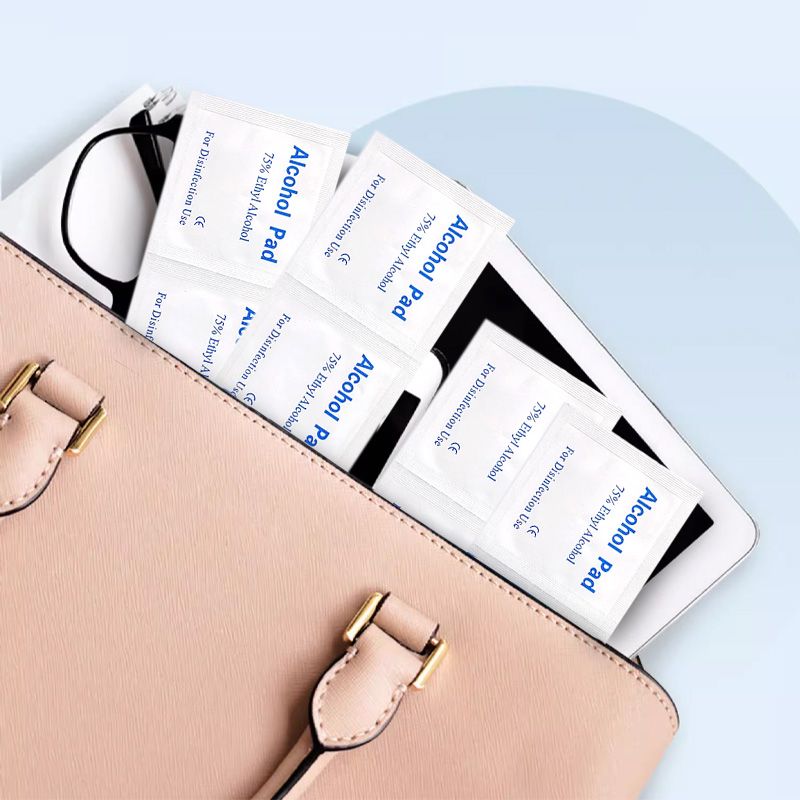 Einweg-Alkoholtupfer mit 75%igem Ethylalkohol