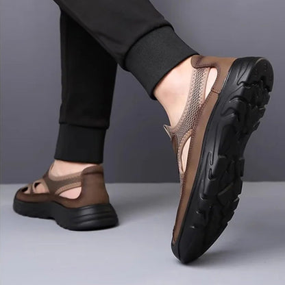 📊 Über 200.000 Verkäufe – Dankeschön mit 50% Rabatt! Leichte, rutschfeste Outdoor-Wanderschuhe für Männer mit geschlossener Spitze