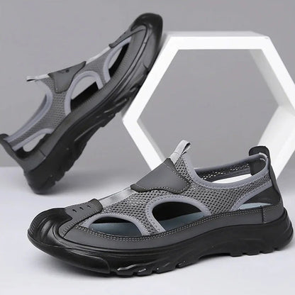 📊 Über 200.000 Verkäufe – Dankeschön mit 50% Rabatt! Leichte, rutschfeste Outdoor-Wanderschuhe für Männer mit geschlossener Spitze