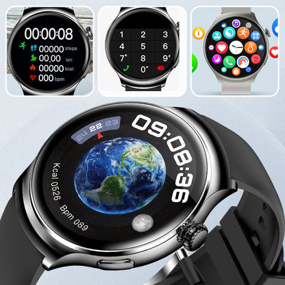 Multifunktionale runde Sport-Gesundheits-Smartwatch 【50 % Rabatt】