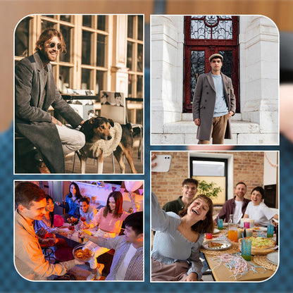 Herren Premium Fashion Half Zip Casual Business Shirt 【Kaufen Sie 2 Stück Versandkostenfrei】