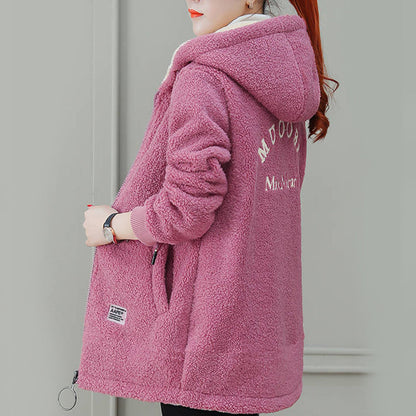 📢📢HEISSER VERKAUF – 49% RABATT!!! 🎉✨ Winter Gift – Damen Wintermantel aus dicker, warmer Kunstlammwolle