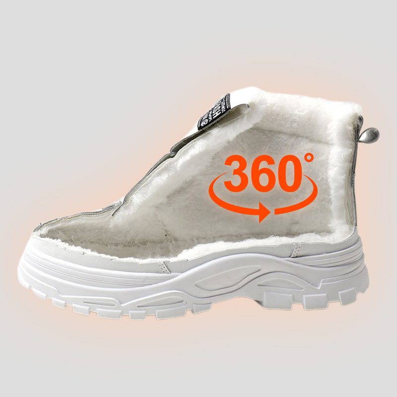 🎀Wärmt den Winter!🎁Wasserdichte, warme Schnürstiefelette für Damen