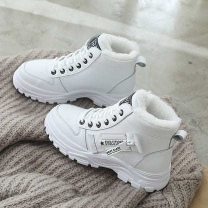 🎀Wärmt den Winter!🎁Wasserdichte, warme Schnürstiefelette für Damen