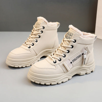 🎀Wärmt den Winter!🎁Wasserdichte, warme Schnürstiefelette für Damen