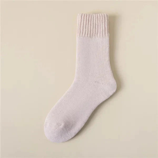 🎄Dicke, wadenlange Socken aus Korallenfleece