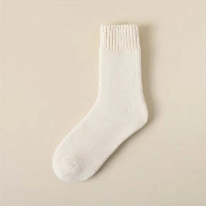 🎄Dicke, wadenlange Socken aus Korallenfleece