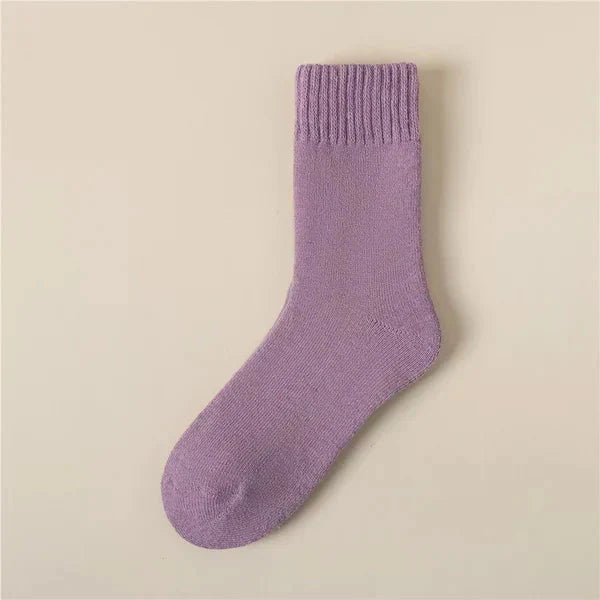 🎄Dicke, wadenlange Socken aus Korallenfleece