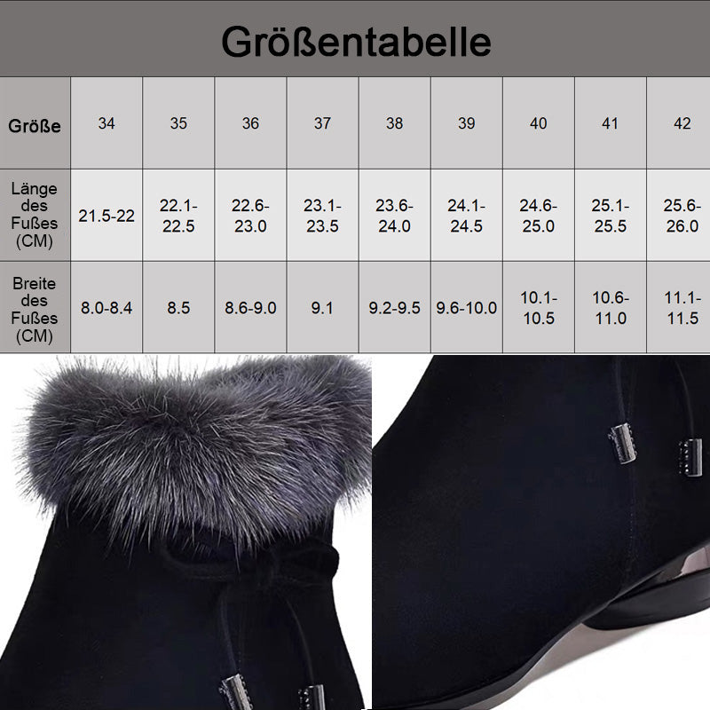 🔥Modische, warme, dicke und rutschfeste Stiefeletten für Frauen 🔥Kaufe 2, kostenloser Versand🔥