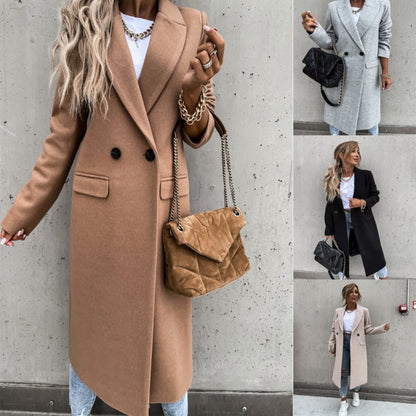 📢📢50% Rabatt!!! 🎉✨ Langer Wintermantel für Damen