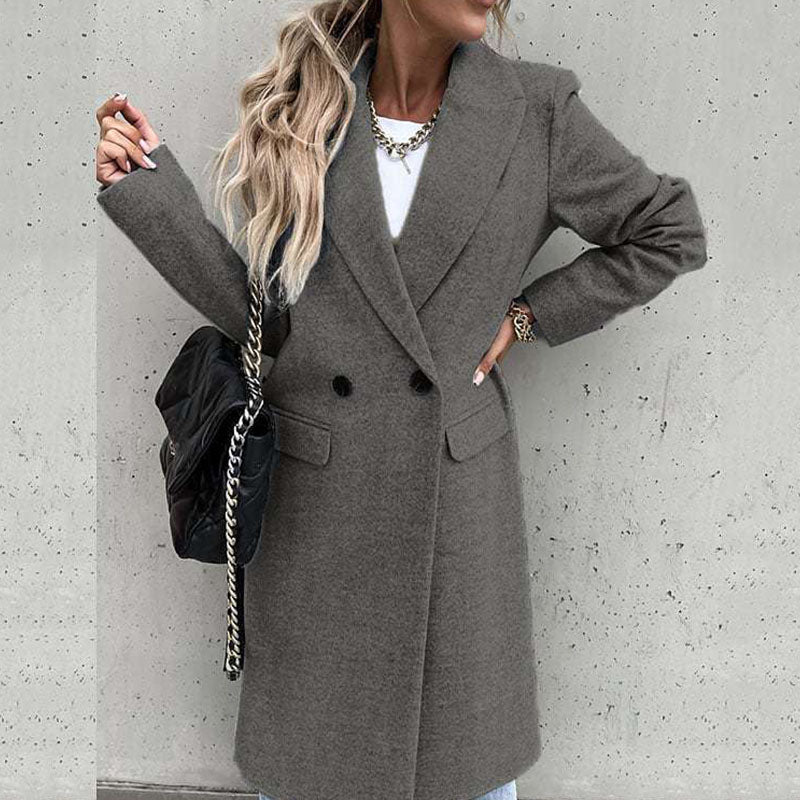 📢📢50% Rabatt!!! 🎉✨ Langer Wintermantel für Damen