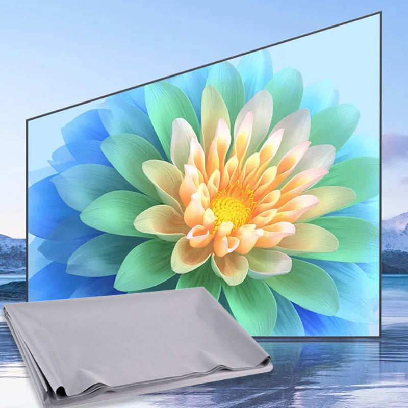 📢📢50 % Rabatt!! ⏰Tragbarer 4K-Projektor mit lichtundurchlässiger Faltleinwand