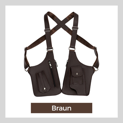 Diebstahlsichere Outdoor-Unterarm-Schultertasche für Herren