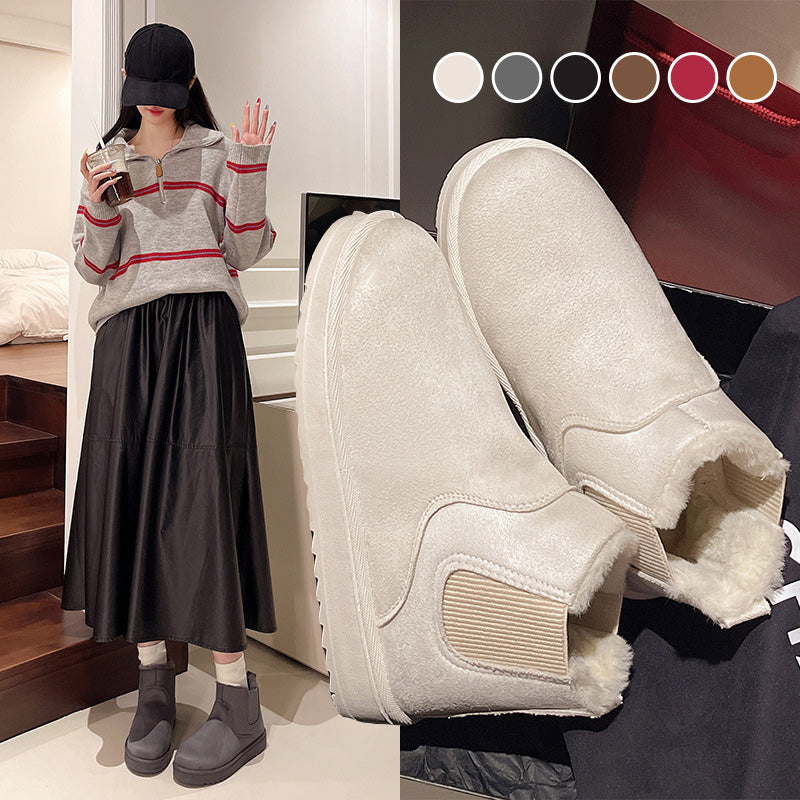 🥾Warme Schneestiefeletten mit dicker Sohle für Damen🎁