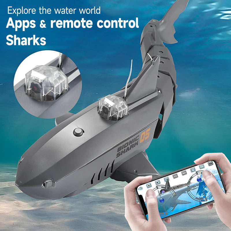 🦈📸 2,4G Funksteuerung Unterwasser-Hai-Kamera-Drohne | Einfache Bedienung, Top Bildqualität + Kostenloser Versand🔥