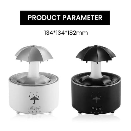 🌈Aromatherapie-Luftbefeuchter mit 7 rotierenden Regentropfenfarben✈️Kostenloser Versand