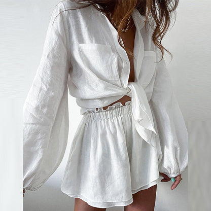 💖 SUMMER HOT SALE! 💖 2-teiliges Set – Damen Shirt & Shorts Set – bequem, luftig & perfekt aufeinander abgestimmt – ideal für Alltag, Strand & Reisen