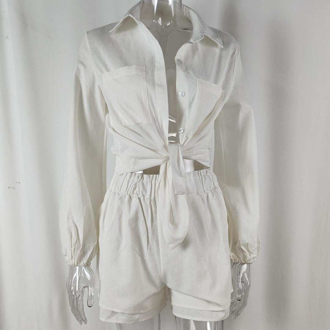 💖 SUMMER HOT SALE! 💖 2-teiliges Set – Damen Shirt & Shorts Set – bequem, luftig & perfekt aufeinander abgestimmt – ideal für Alltag, Strand & Reisen