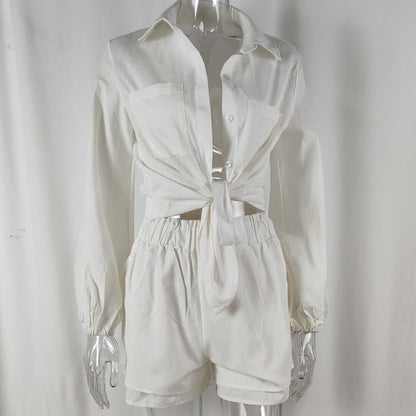 💖 SUMMER HOT SALE! 💖 2-teiliges Set – Damen Shirt & Shorts Set – bequem, luftig & perfekt aufeinander abgestimmt – ideal für Alltag, Strand & Reisen