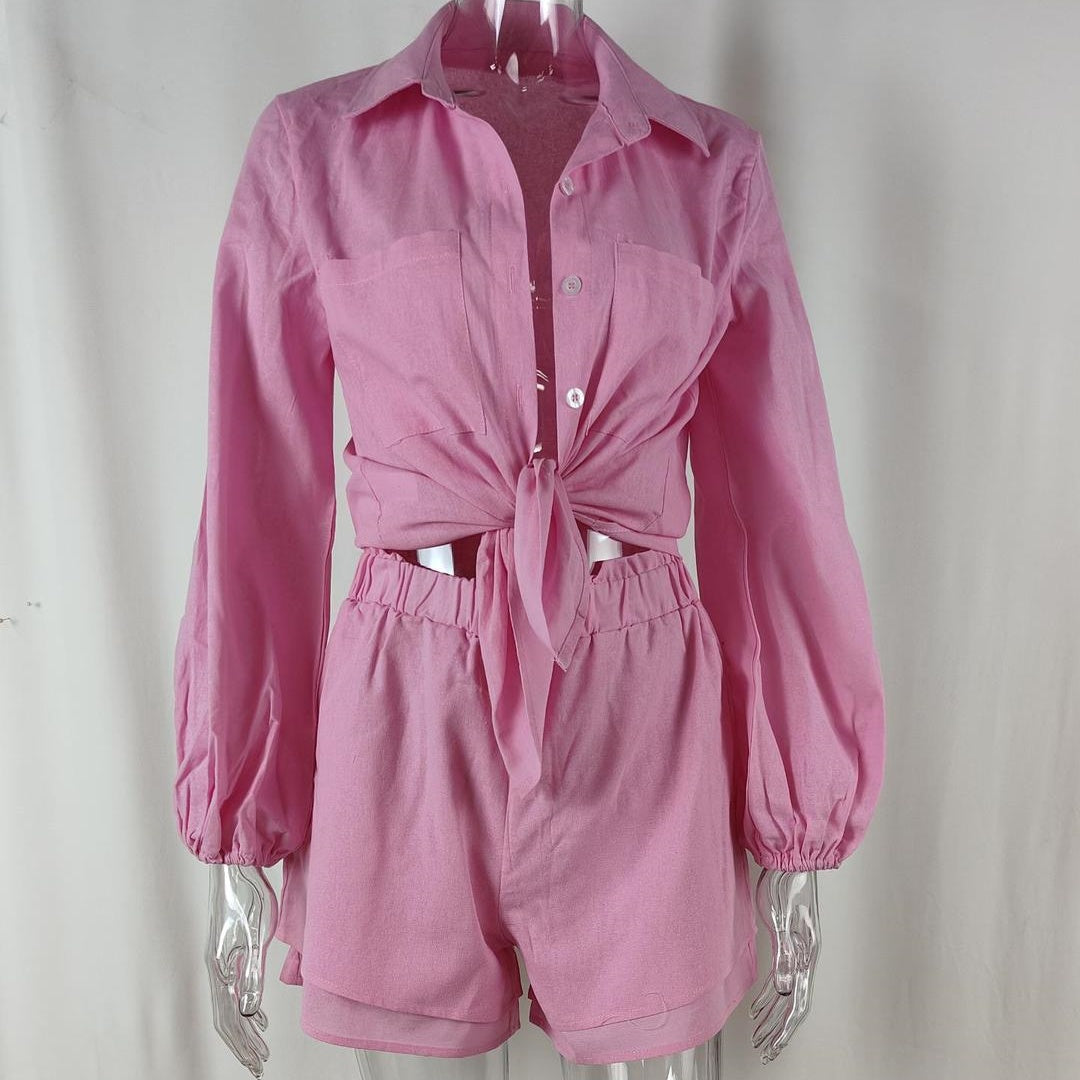 💖 SUMMER HOT SALE! 💖 2-teiliges Set – Damen Shirt & Shorts Set – bequem, luftig & perfekt aufeinander abgestimmt – ideal für Alltag, Strand & Reisen