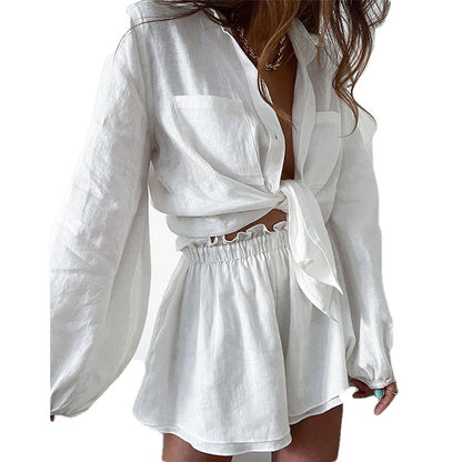 💖 SUMMER HOT SALE! 💖 2-teiliges Set – Damen Shirt & Shorts Set – bequem, luftig & perfekt aufeinander abgestimmt – ideal für Alltag, Strand & Reisen