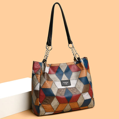 🔥2025 Verkaufsschlager 50 % Rabatt💥Patchwork-Tragetasche für Damen