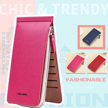 🔥Multifunktionale lange Brieftasche - Geeignet für Männer und Frauen