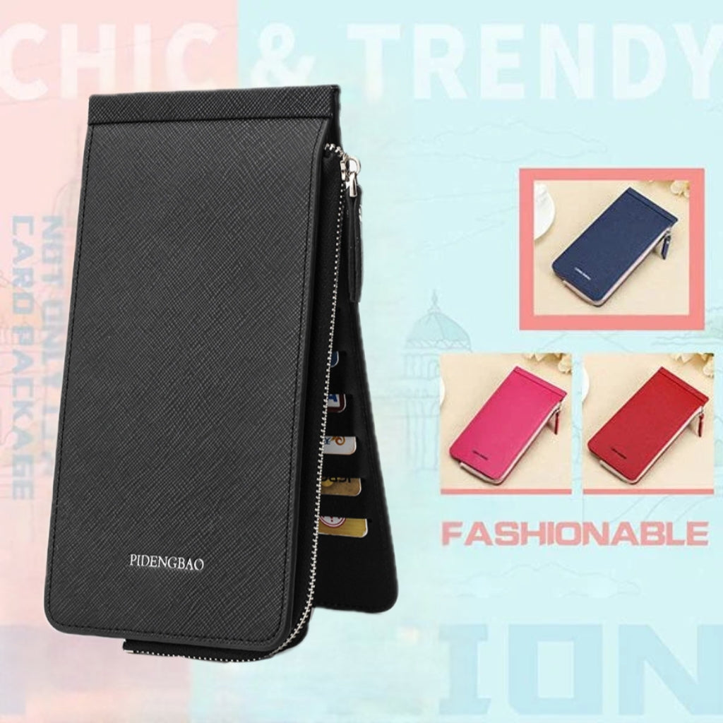 🔥Multifunktionale lange Brieftasche - Geeignet für Männer und Frauen