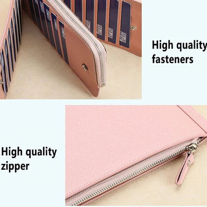 🔥Multifunktionale lange Brieftasche - Geeignet für Männer und Frauen