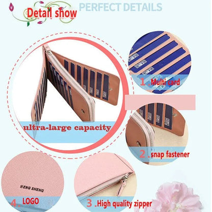 🔥Multifunktionale lange Brieftasche - Geeignet für Männer und Frauen