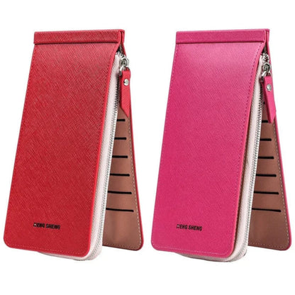 🔥Multifunktionale lange Brieftasche - Geeignet für Männer und Frauen