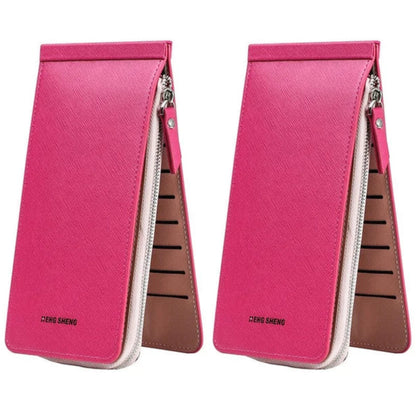 🔥Multifunktionale lange Brieftasche - Geeignet für Männer und Frauen