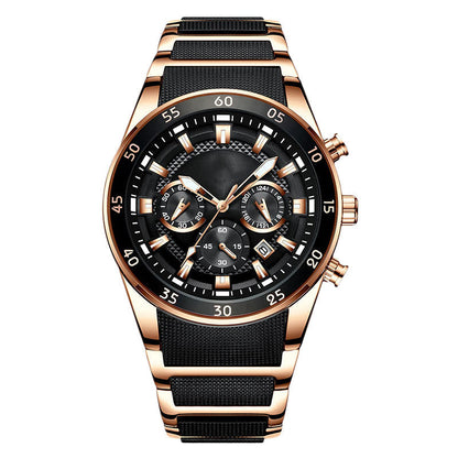 💎Zeitlich begrenztes Special⌛Wasserdichte multifunktionale Quarzuhr für Herren