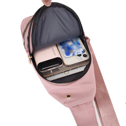 ⏳Begrenzte Zeit 50% Rabatt💥 Leichte Metall-Brusttasche mit Reißverschluss und Kabeldurchführung – Exquisites Geschenk ✨🎁