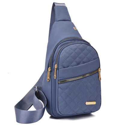 ⏳Begrenzte Zeit 50% Rabatt💥 Leichte Metall-Brusttasche mit Reißverschluss und Kabeldurchführung – Exquisites Geschenk ✨🎁