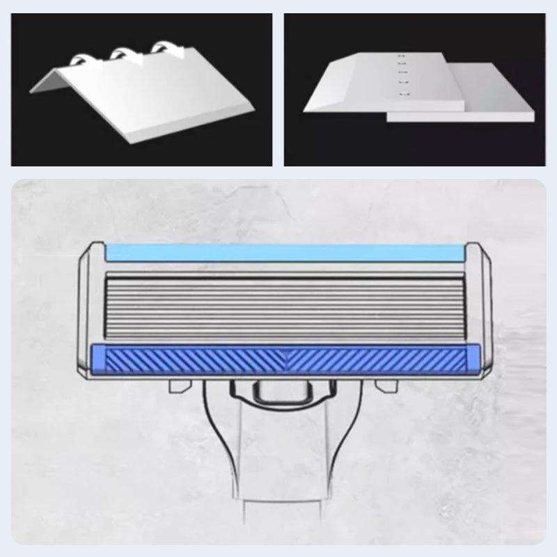 Herrenrasierer mit 7-Lagen-Klingen