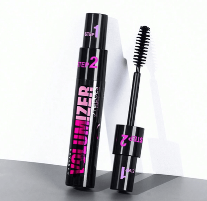 💕💦Langanhaltende wasserfeste Doppel-Mascara, ganztägig perfekte Wimpernpracht ohne