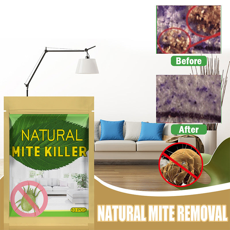 🧴🔥 HEISSER VERKAUF! Natürliches Milbenbekämpfungssäckchen – Pflanzlich, geruchsneutral & langanhaltend – Perfekt für Matratze, Sofa, Teppich & Kleiderschrank – Schützt Allergiker & Haushalt ✨