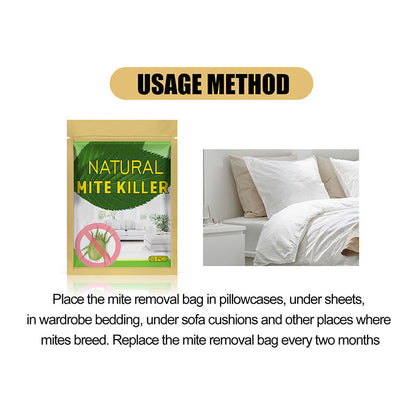 🧴🔥 HEISSER VERKAUF! Natürliches Milbenbekämpfungssäckchen – Pflanzlich, geruchsneutral & langanhaltend – Perfekt für Matratze, Sofa, Teppich & Kleiderschrank – Schützt Allergiker & Haushalt ✨
