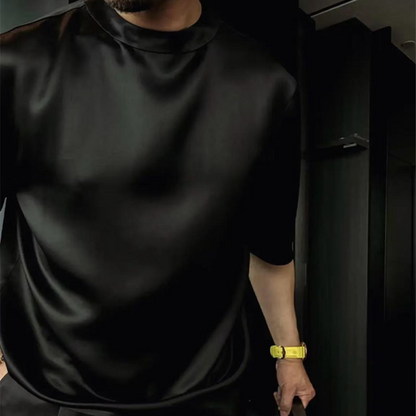 🏆Blitzangebot⚡🔥Hochwertiges, zweiteiliges Herren-Set aus merzerisierter Baumwolle, lässig, einfarbig, Oberteil und Shorts【Lockere Passform, für alle Gelegenheiten geeignet】