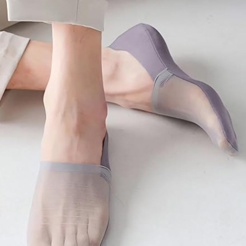 🧦5 Paar Ice Silk No-Show Socken Set