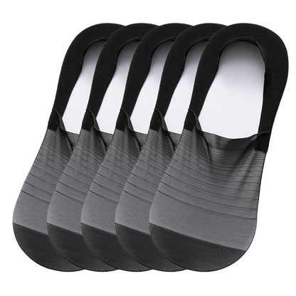 🧦5 Paar Ice Silk No-Show Socken Set